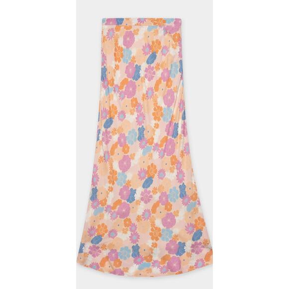 Floral Mini Skirt - Multicolor - Picture 1 of 9